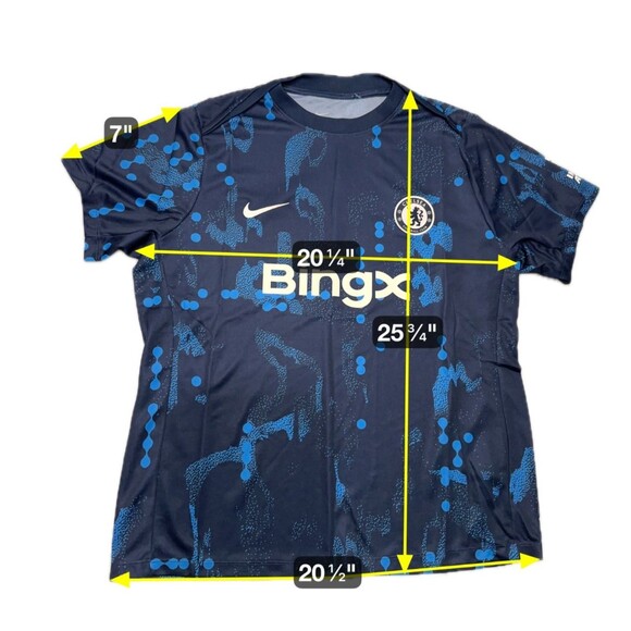 Nike Chelsea soccer Academy Pro Pre-Match Jersey Blue women's Large FN9729-452 - Picture 2 of 8